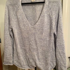 Light Blue H&M V-Neck Sweater